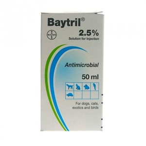 BAYTRIL 2,5%  50ml iny