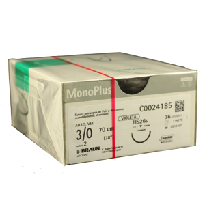 <p>MONOPLUS VIOLET 3/0 HS26s 70cm 36un</p>