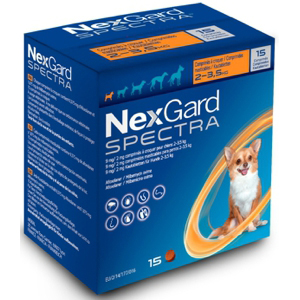 NEXGARD SPECTRA PERRO XS 2-3,5kg 15cp