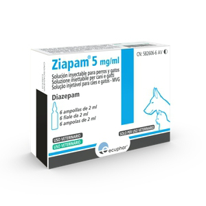 <p>ZIAPAM 5mg/ml 6x2ml solución inyectable</p>
