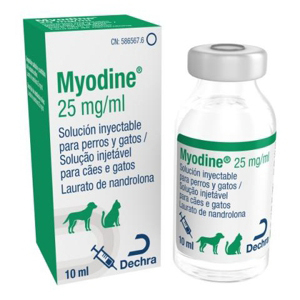 <p>MYODINE 25mg/ml 10ml solución inyectable</p>