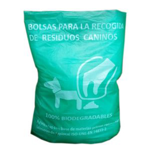 <p>BOLSAS PARA HECES BIODEGRADABLES 20x33cm 100 UNIDADES</p>