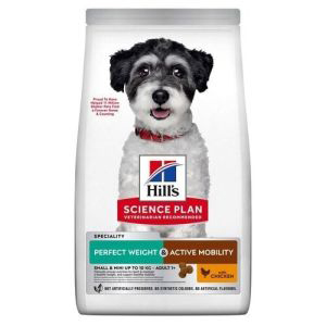 <p>HILL'S SCIENCE PLAN PERFECT WEIGHT & ACTIVE MOBILITY PERROS ADULTOS RAZA PEQUEÑA Y MINI 6Kg</p>