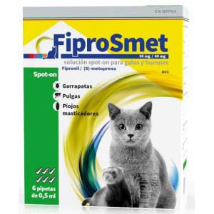 FIPROSMET GATO- 50mg.60mg 6pip
