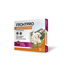 FRONTPRO MASTICABLE 11mg 2-4kg S 3cp