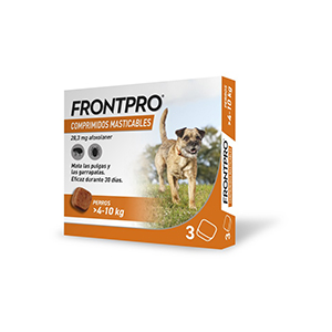FRONTPRO MASTICABLE 28mg 4-10kg M 3cp