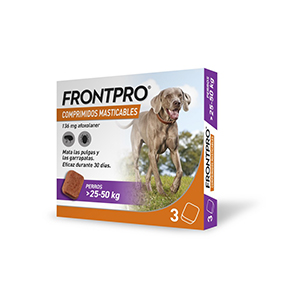 FRONTPRO MASTICABLE 136mg 25-50kg XL 3cp