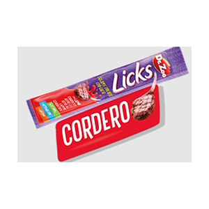 SNACK LIQUIDO LICKS CORDERO 12x4x15gr